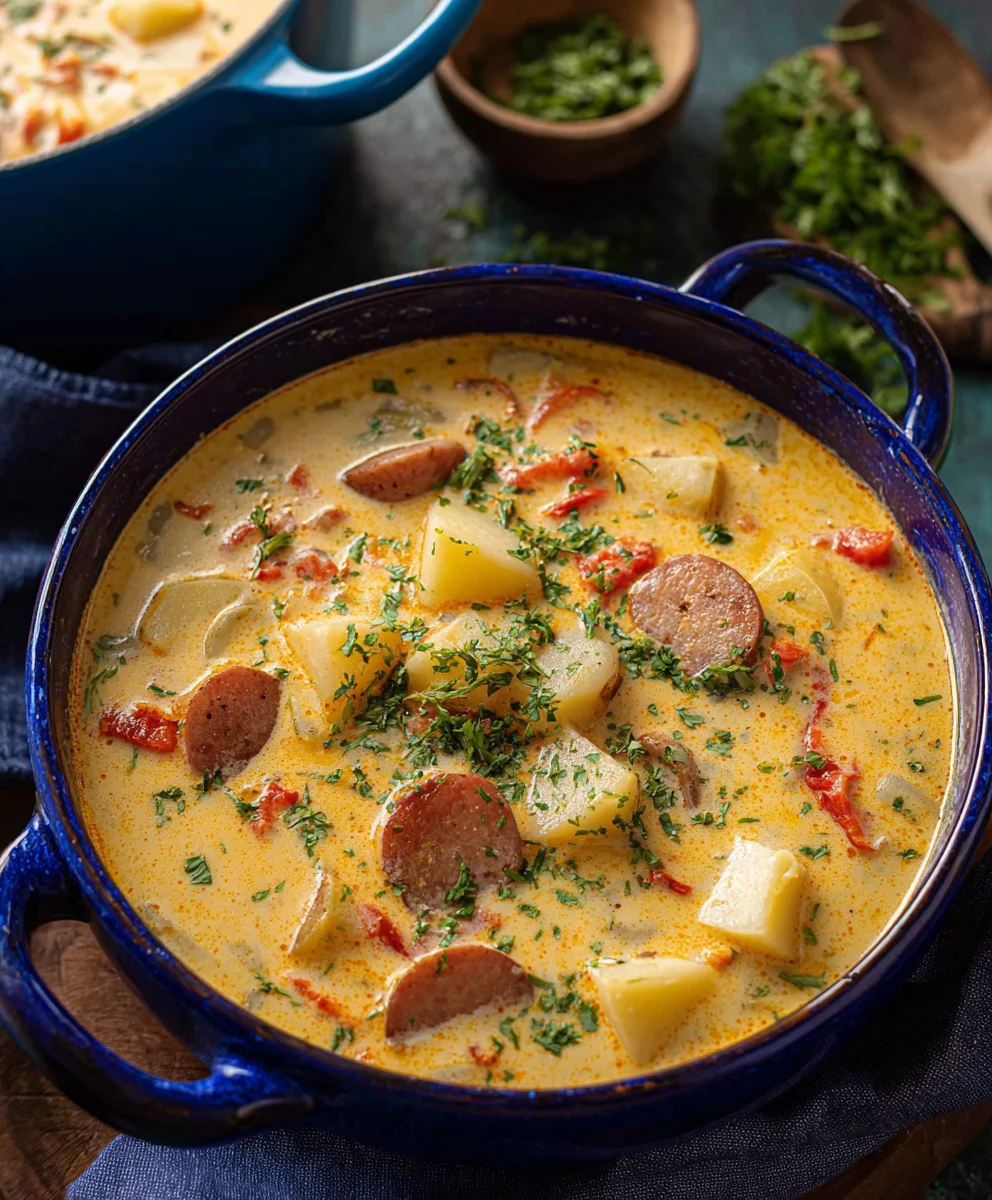 Spicy Cajun Potato Soup - Creamy & Flavorful Recipe