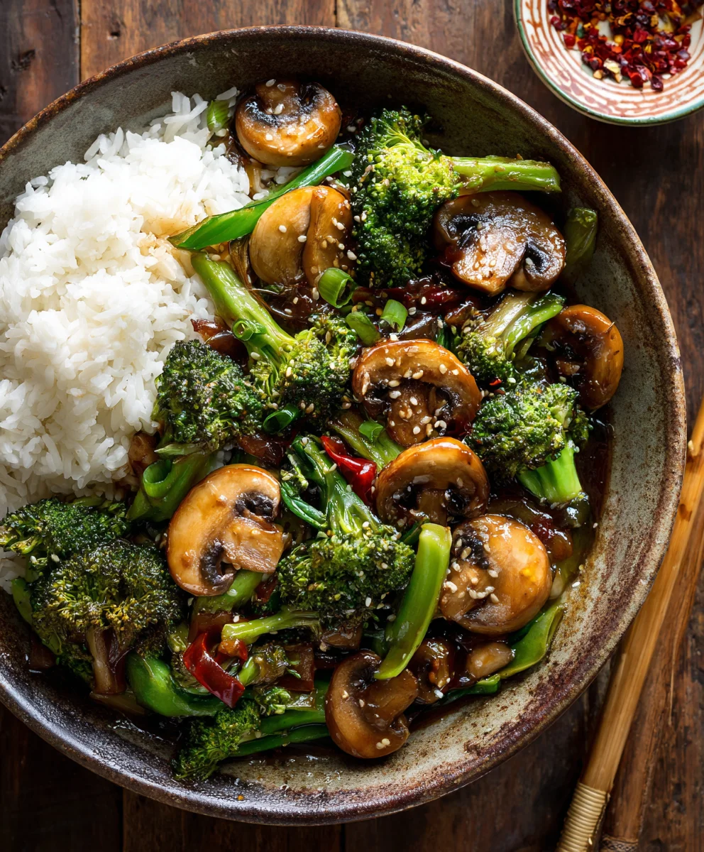 Easy Beef and Broccoli Mushroom Stir Fry Recipe