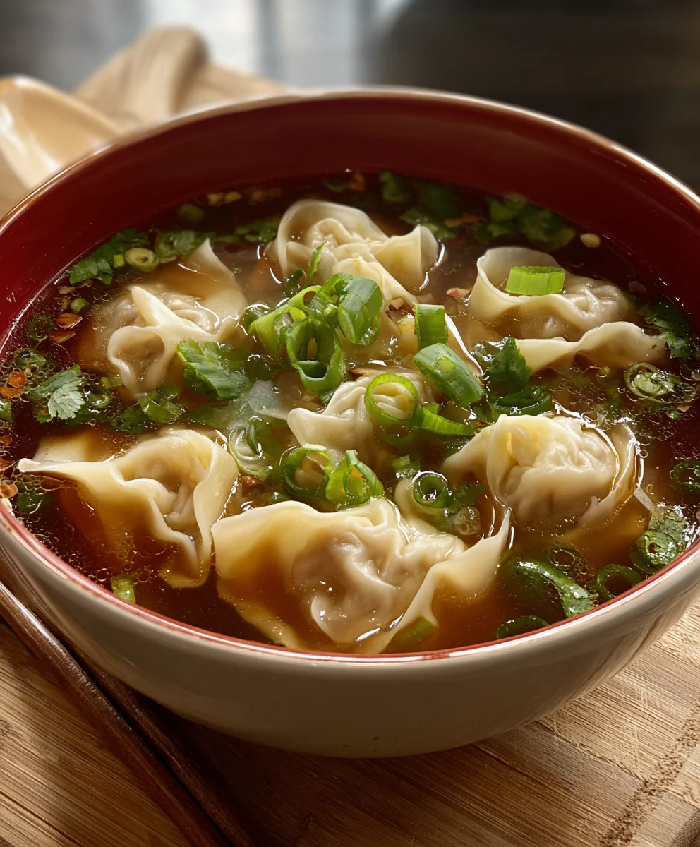 Easy Beef Wonton Soup Recipe - Quick & Delicious