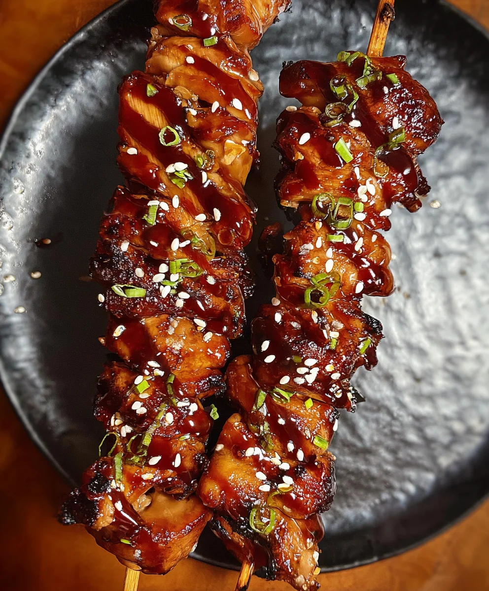 Easy Teriyaki Beef Skewers- Flavorful Grilled Delight