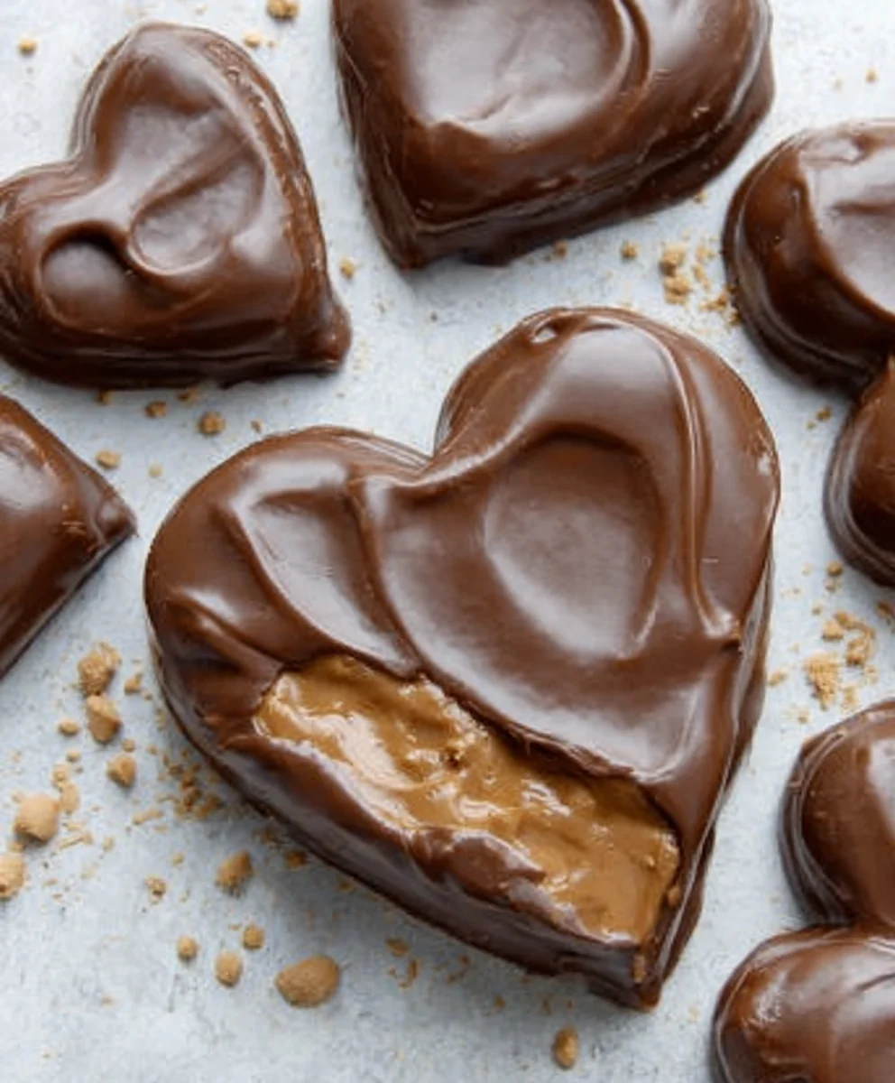 Chocolate Peanut Butter Vnon-alcoholic alentine Heart Non-Non-Non-Alcoholic Alternativeic