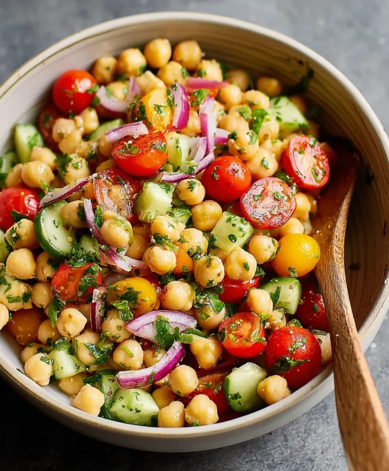 Easy Chickpea Salad – Delicious & Healthy Lunch