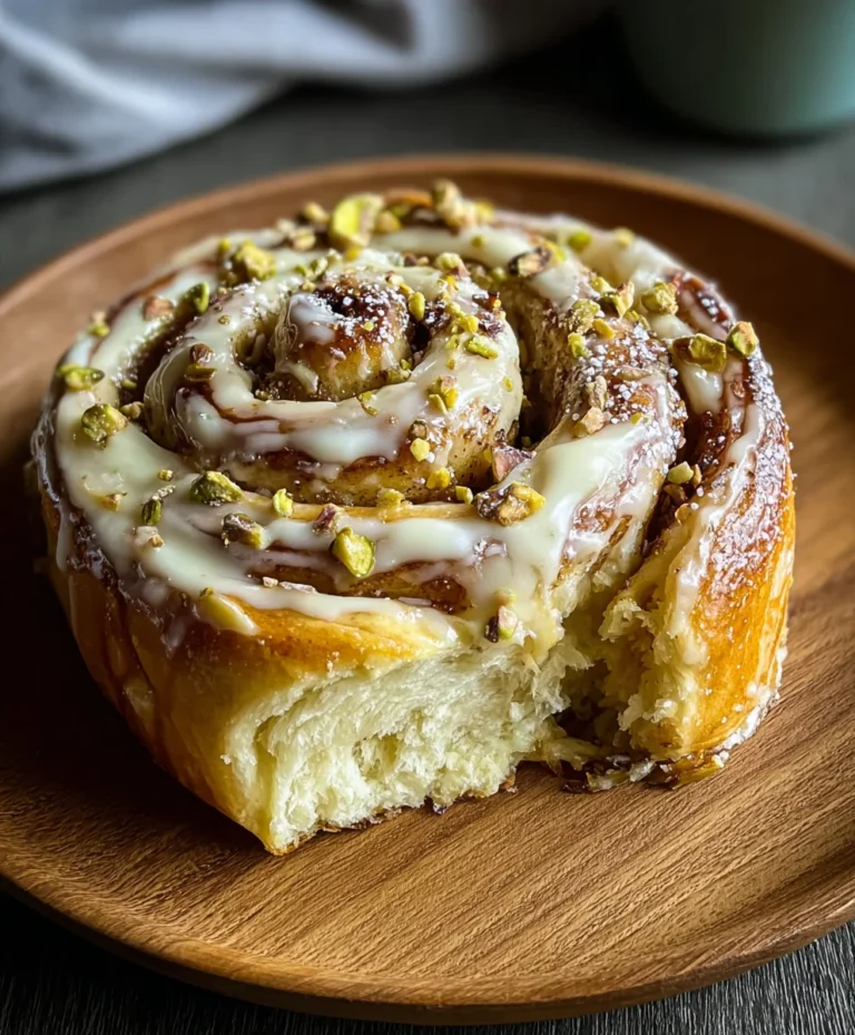 Pistachio Cream Cinnamon Rolls-Small Batch Deliciousness