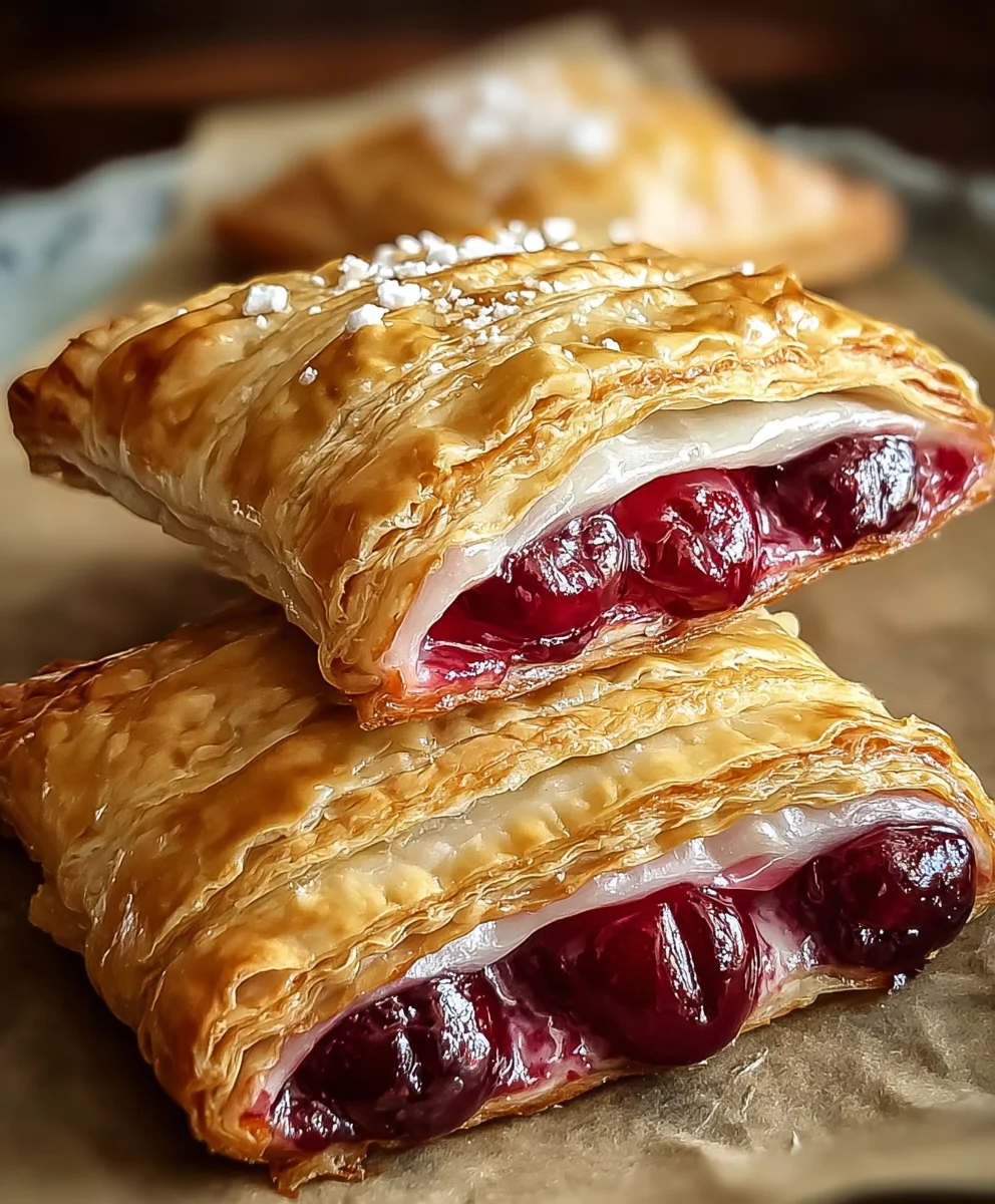 Easy Cherry Turnovers Recipe- Quick & Delicious Dessert