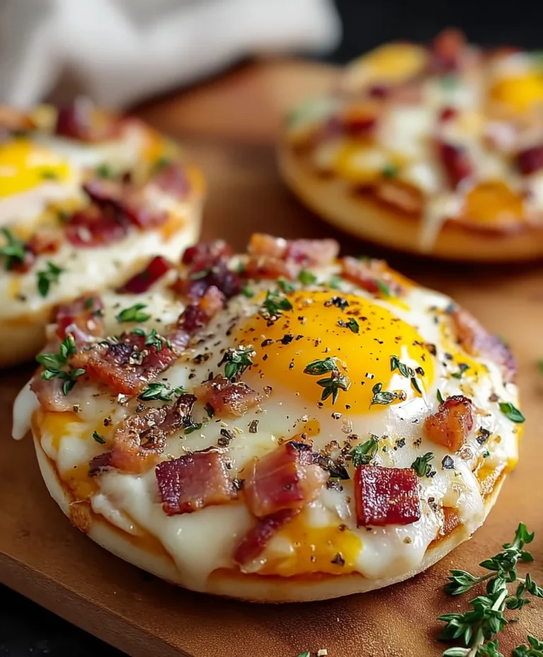 Easy English Muffin Breakfast Pizza Recipe