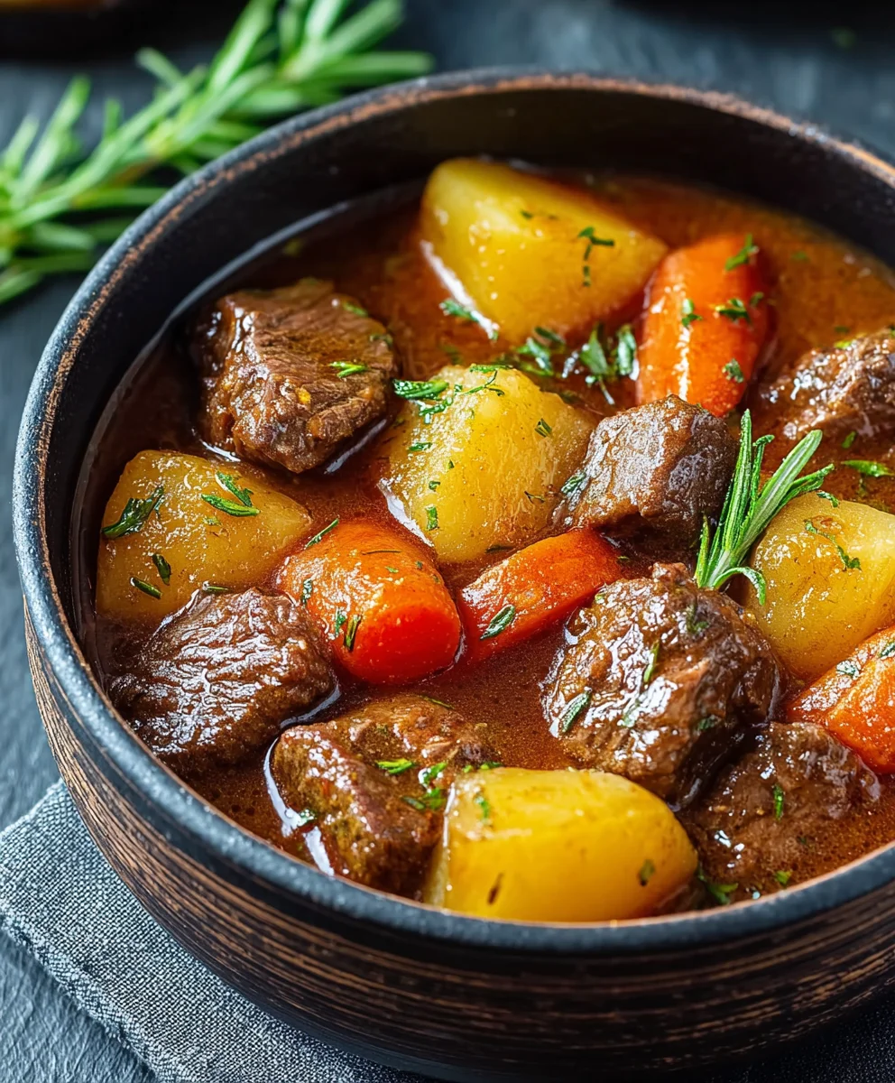Hearty Homemade Beef Stew Recipe - Slow Cooker Comfort
