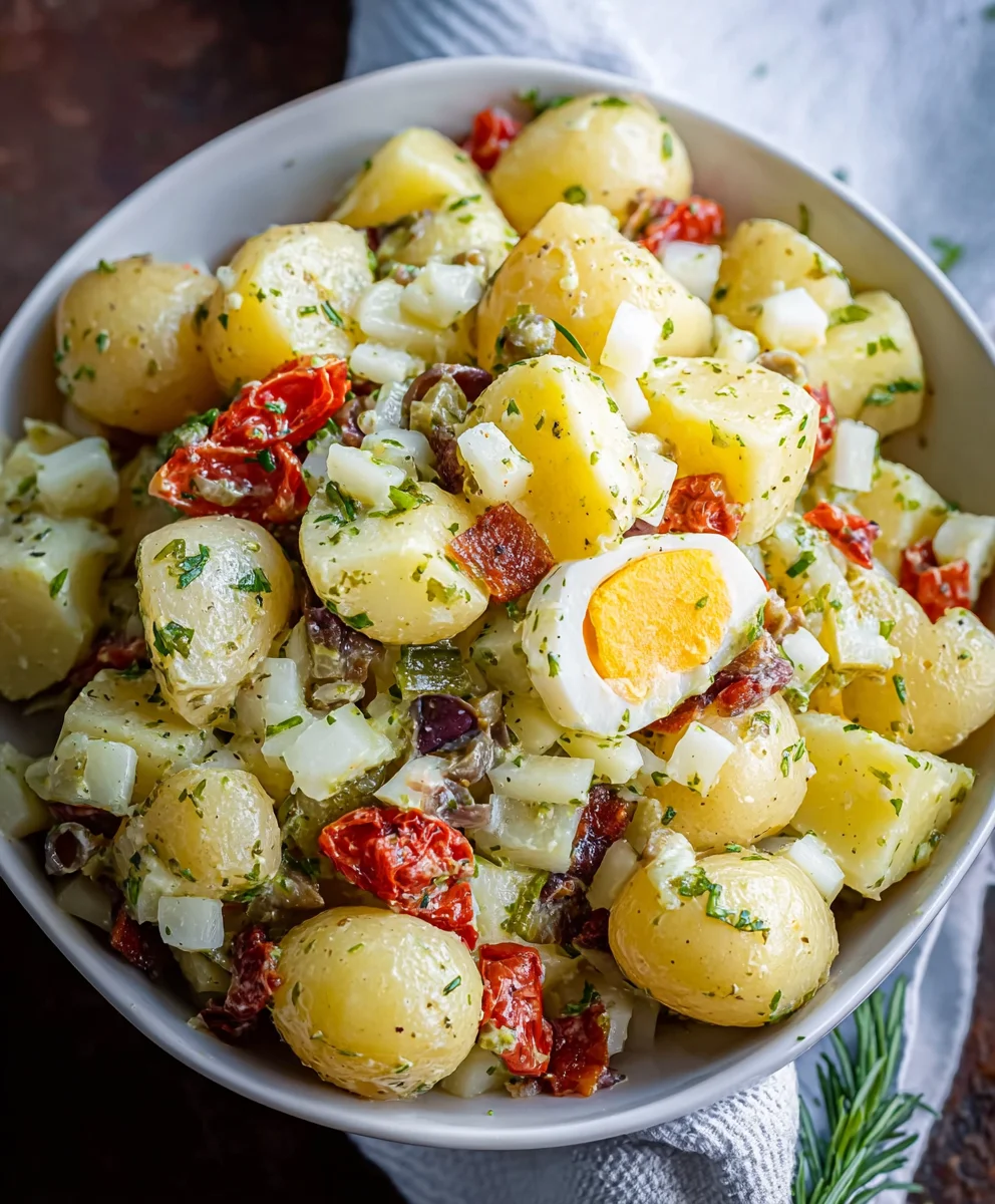 Zesty Italian Potato Salad - Easy & Delicious Recipe