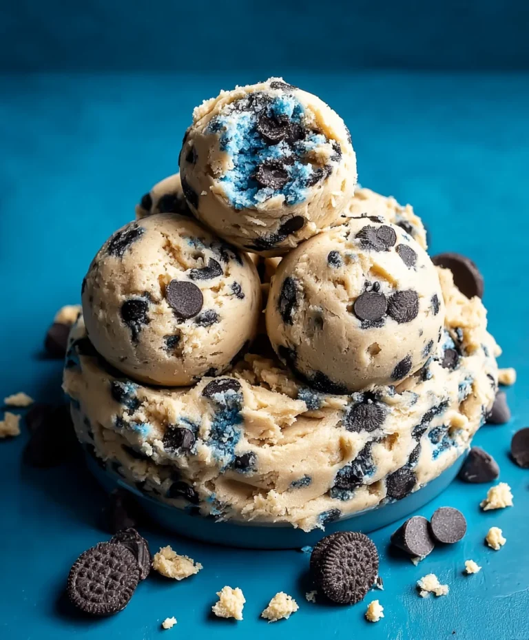 Cookie Monster Edible Cookie Dough – Fun Treat