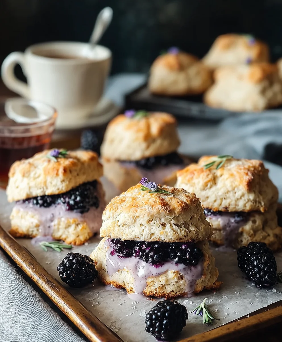 Blackberry Lavender Scones - Delicious Summer Treat