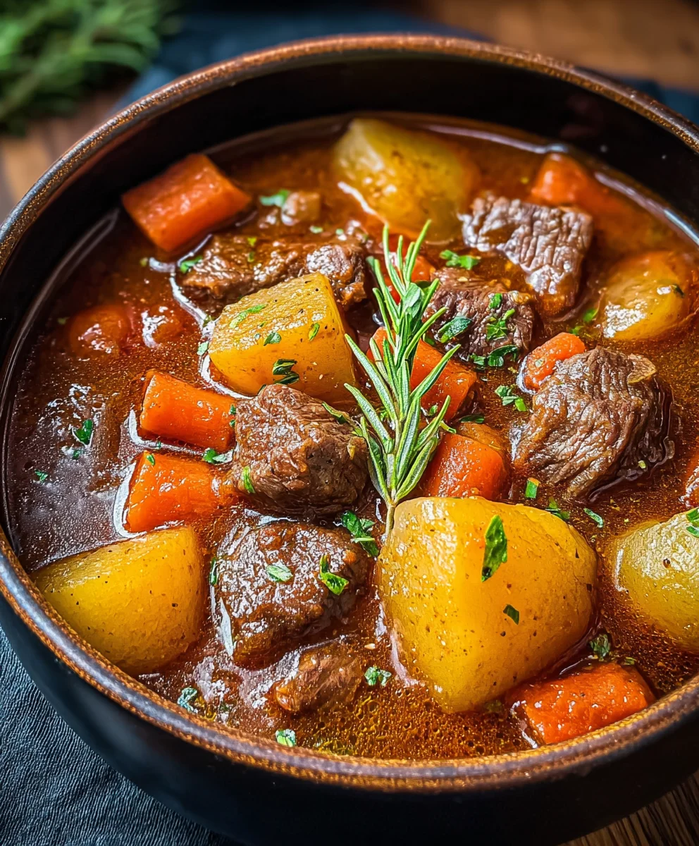 Hearty Homemade Beef Stew Recipe - Slow Cooker Comfort
