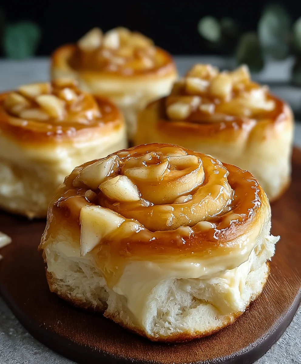 Apple Cream Cheese Buns- Delicious Easy Baking