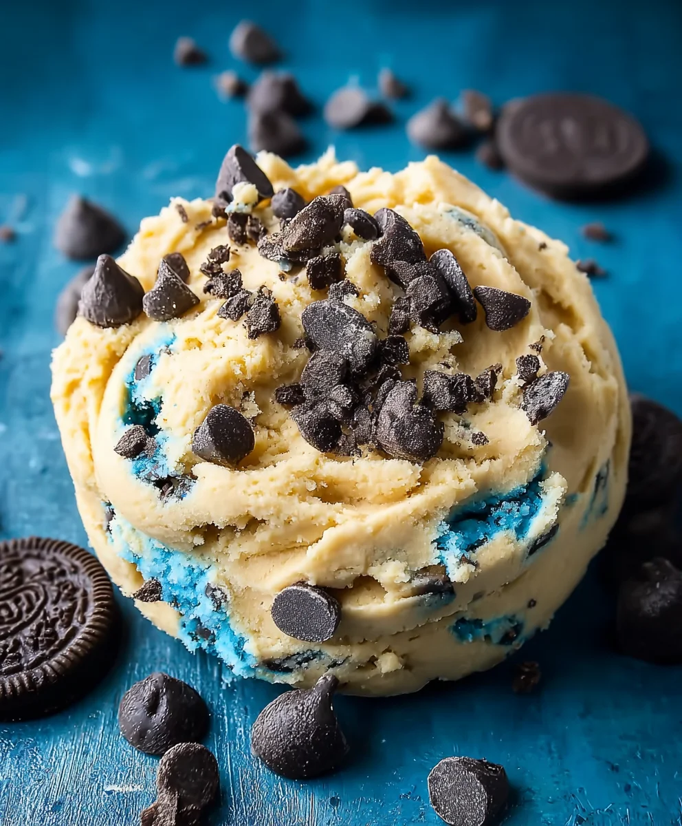 Cookie Monster Edible Cookie Dough - Fun Treat