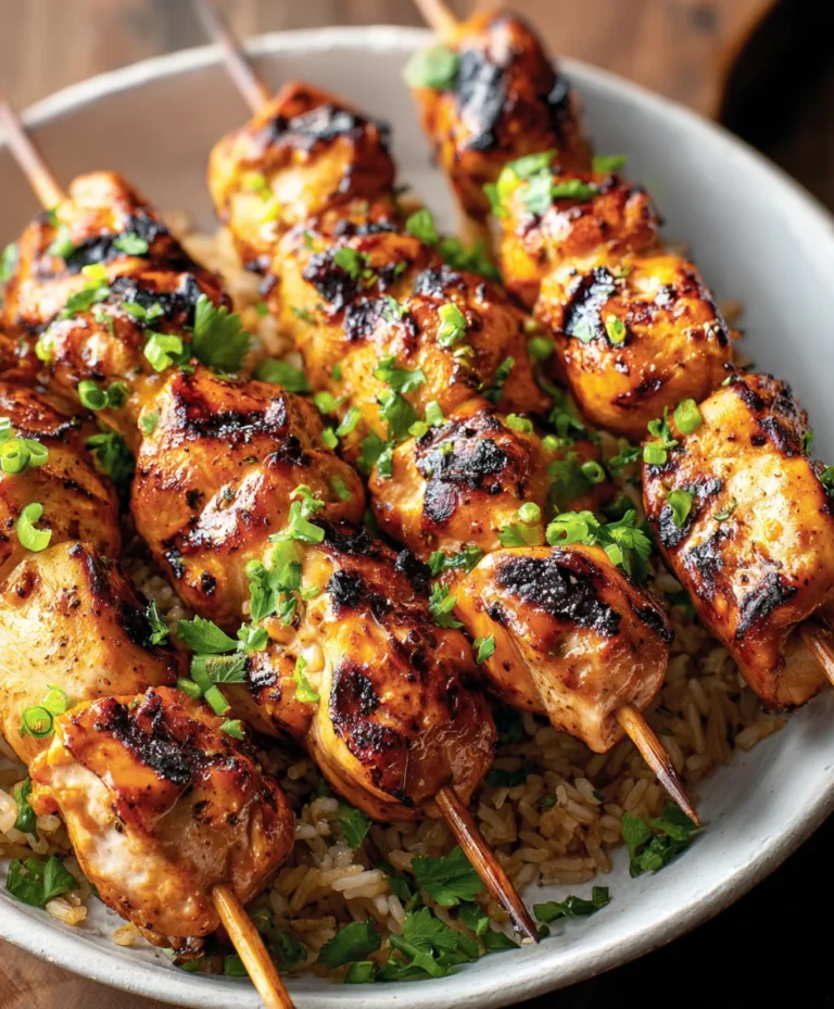 Easy Chicken Skewers for Delicious Dinners