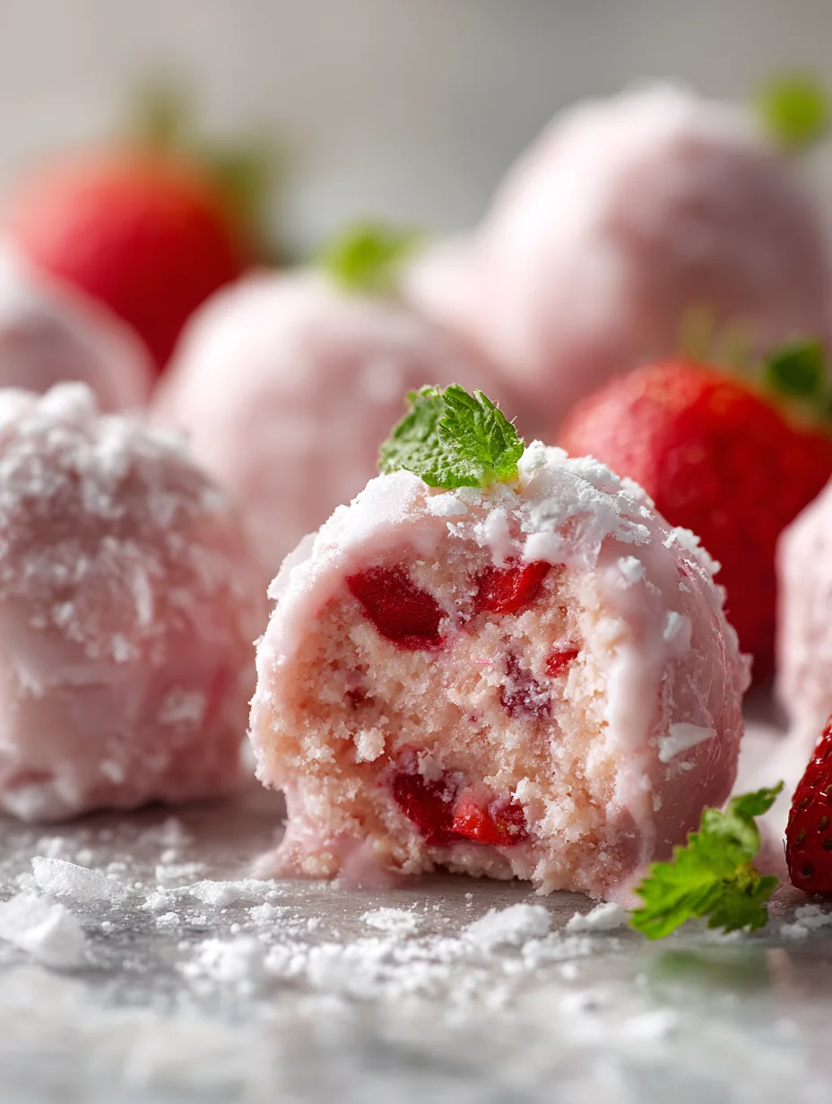 Easy Strawberry Yogurt Bites Recipe