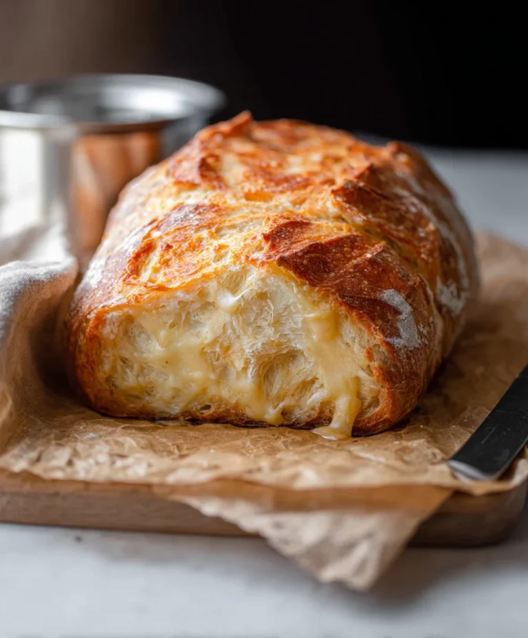 Cheesy Sourdough Bread Recipe- Easy & Delicious