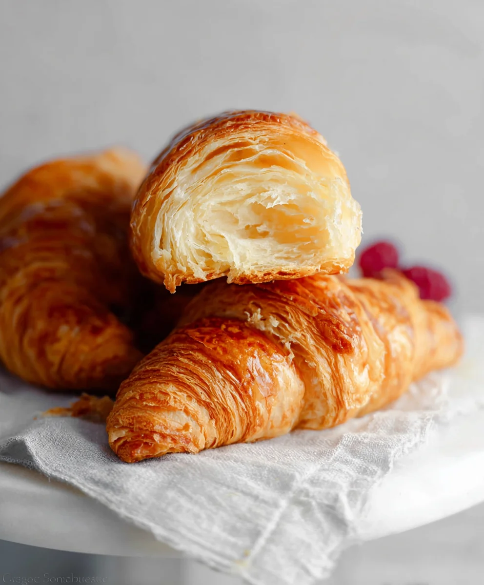 Flaky Homemade Croissants- Easy Step-by-Step Recipe