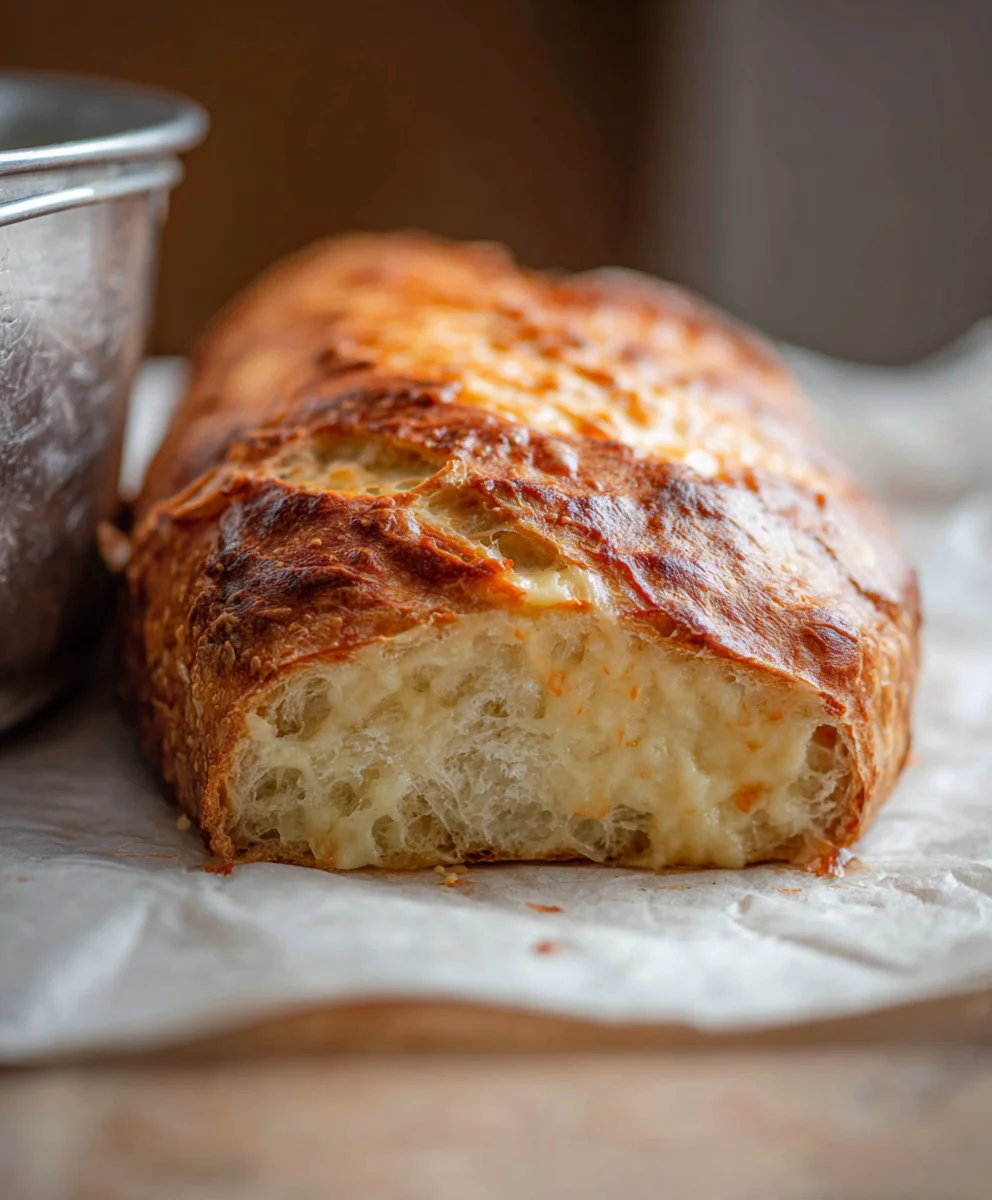 Cheesy Sourdough Bread Recipe- Easy & Delicious