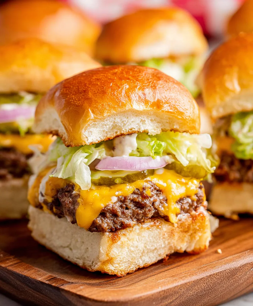 Easy Big Mac Sliders - Copycat Burger Recipe