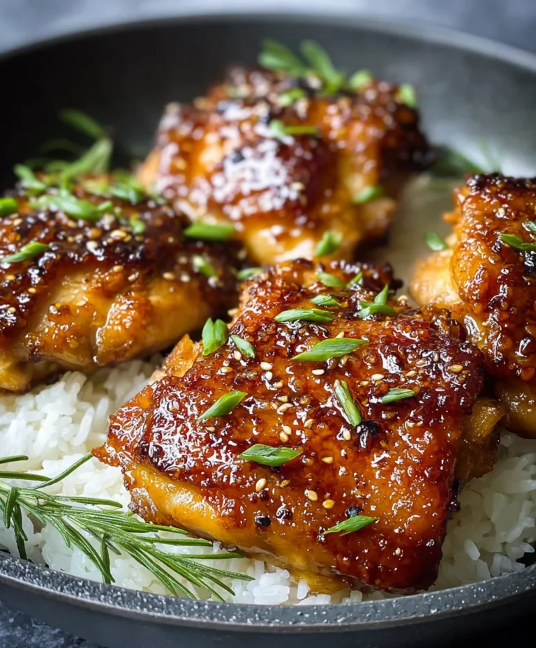 Easy Soy Garlic Chicken Thighs – Quick & Flavorful Recipe