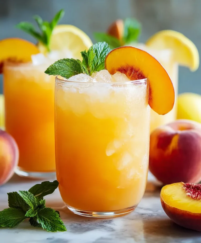 Refreshing Peach Lemonade – Easy Summer Drink