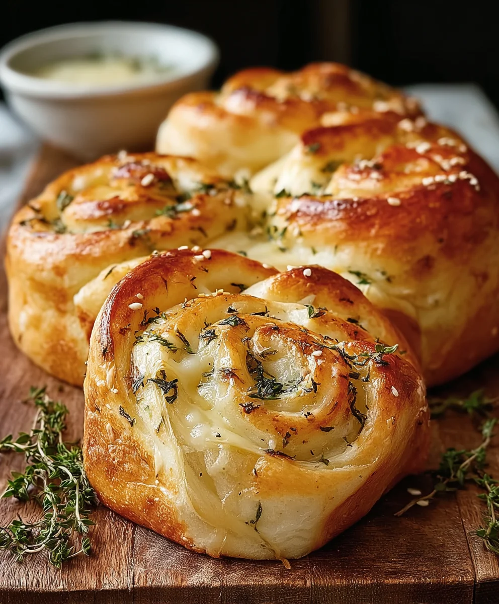 Sourdough Herb Cheese Rolls- Flavorful & Easy Baking