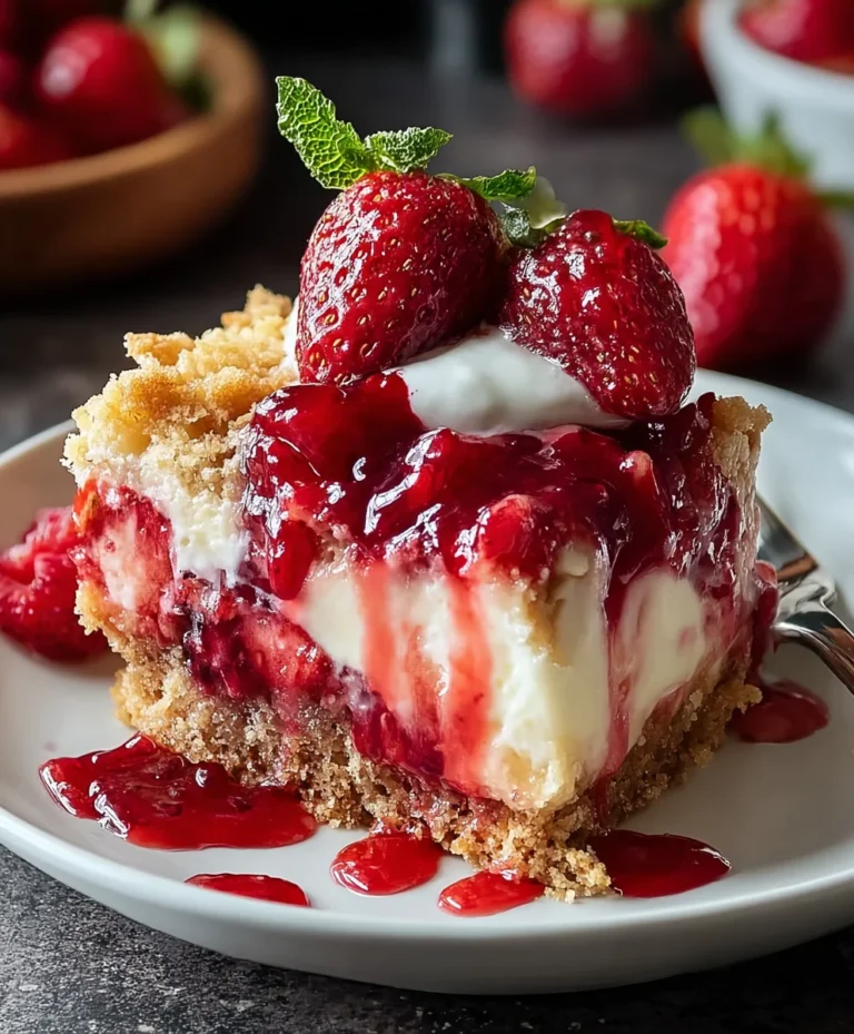 Strawberry Cheesecake Dump Cake Recipe