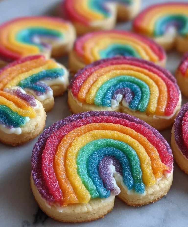 Piped Rainbow Shortbread Cookies-Easy Festive Treats