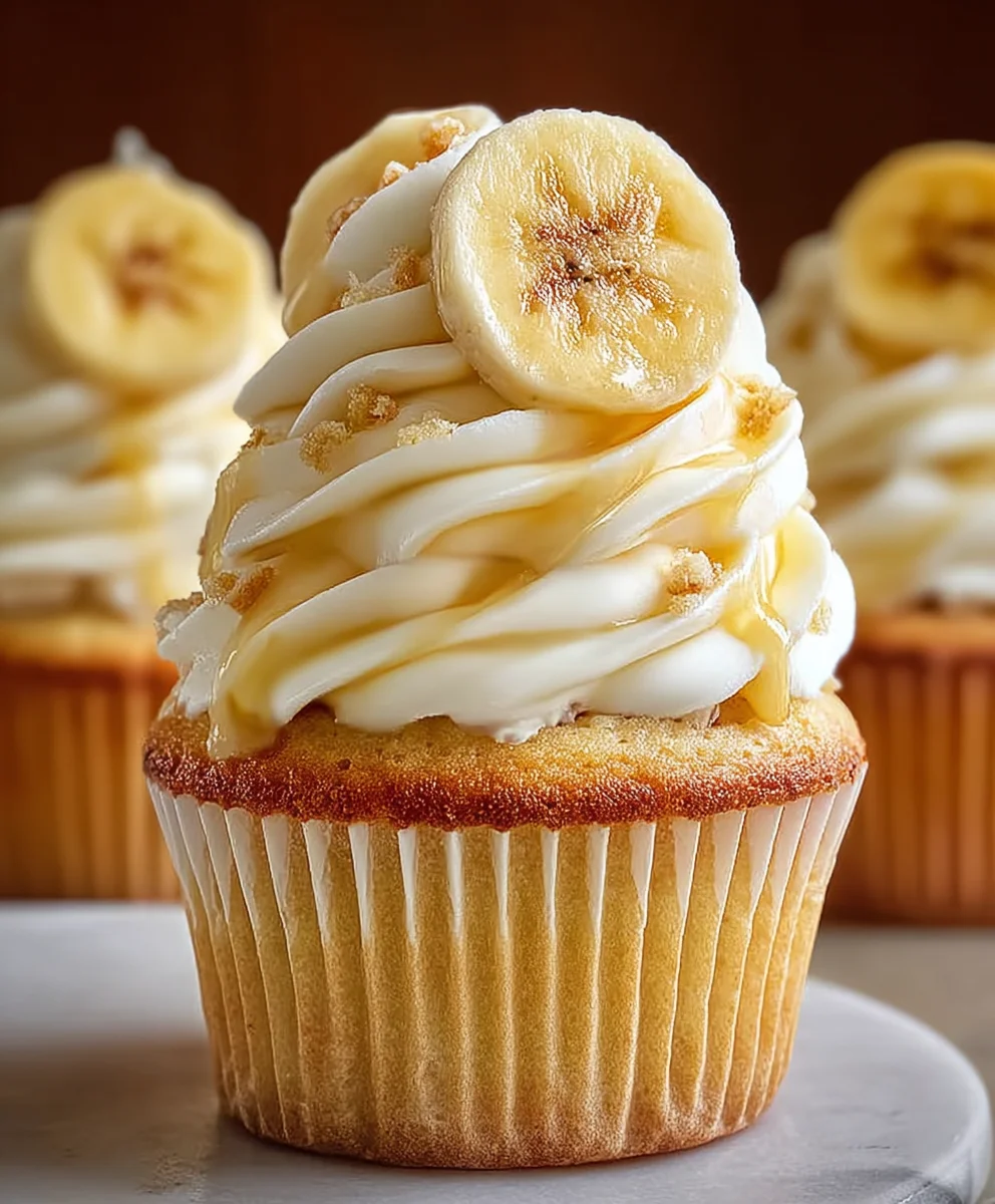 Banana Pudding Cupcakes-Creamy Delight Recipe