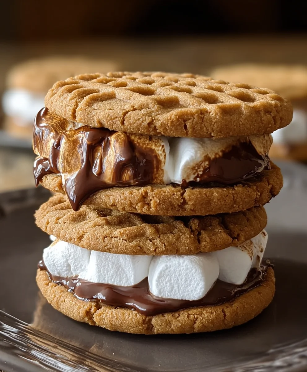 Peanut Butter Smores Sandwich Cookies-Ultimate Treat
