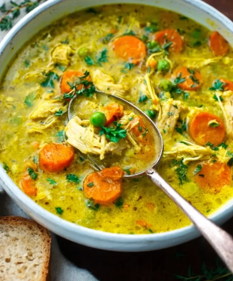 Anti-Inflammatory Turmeric Chicken Soup Recipe