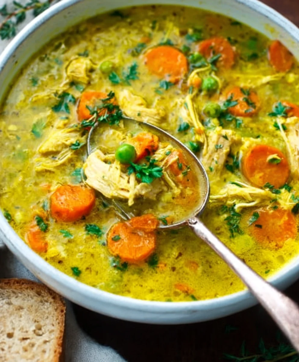 Anti-Inflammatory Turmeric Chicken Soup Recipe