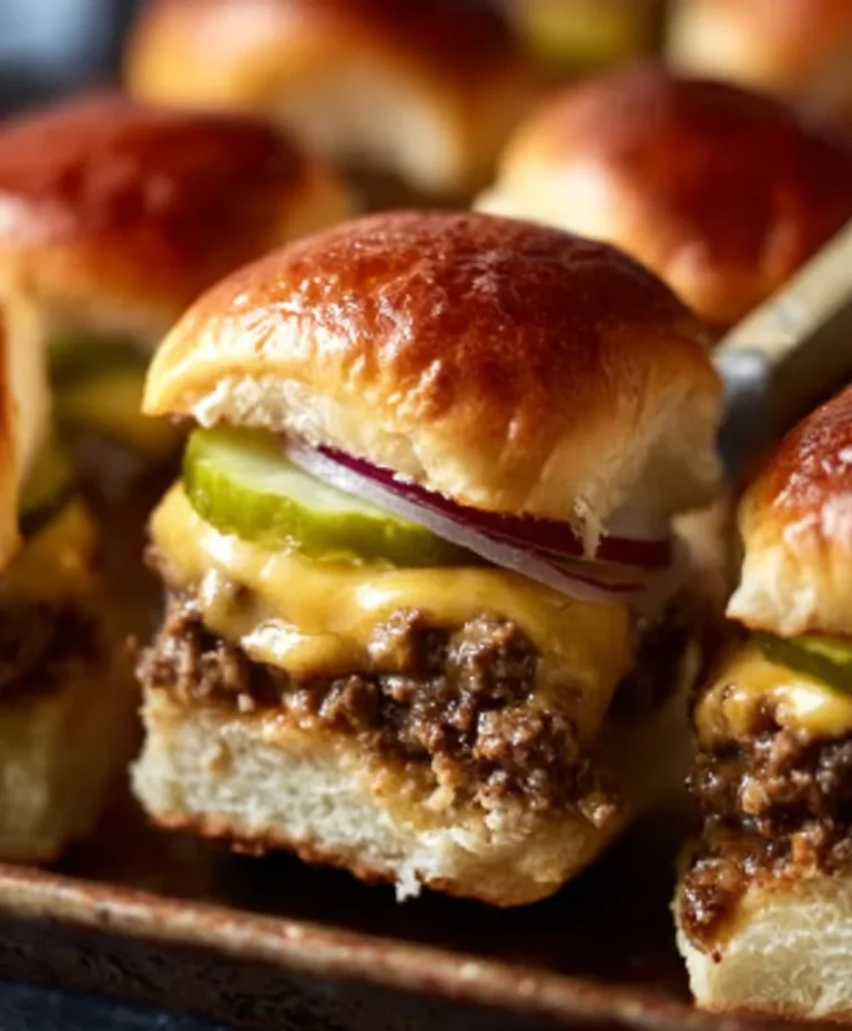 Easy Cheeseburger Sliders-Quick Dinner Idea