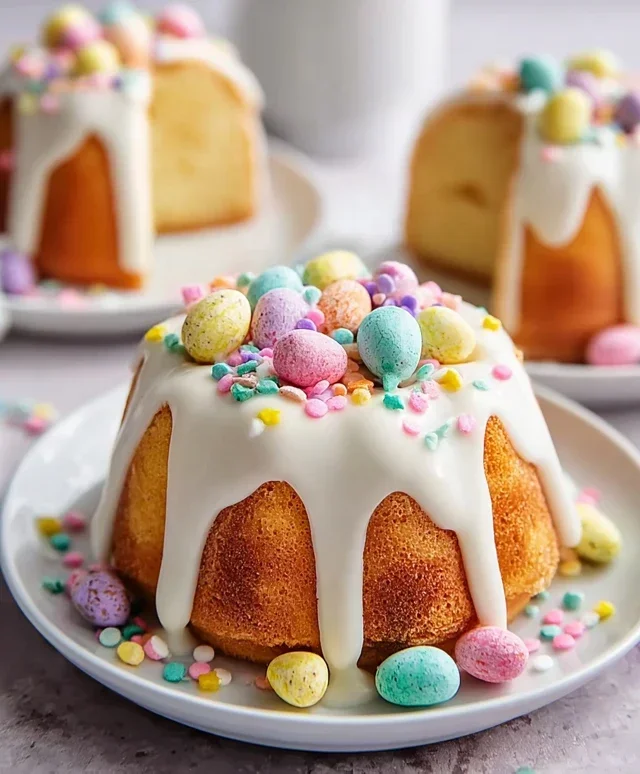 Surprise Inside Easter Bundt Cakes