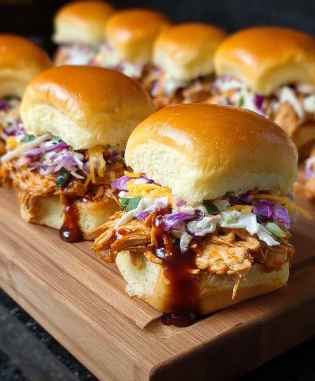BBQ Chicken Sliders