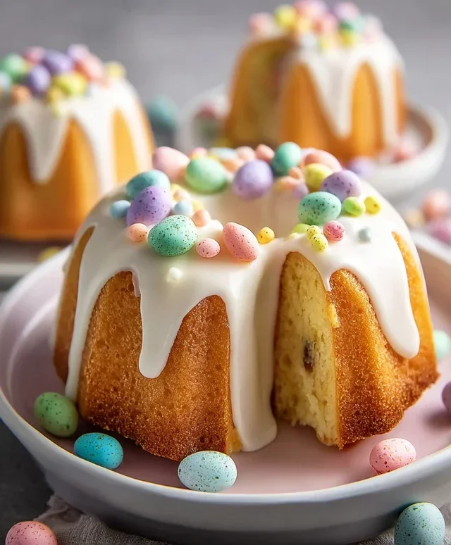 Surprise Inside Easter Bundt Cakes