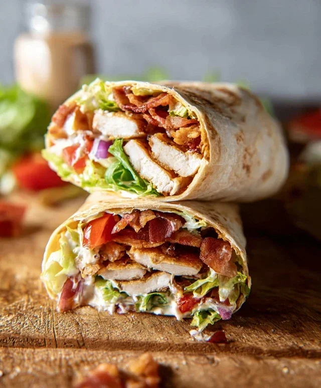 Crispy Chicken Beef Beef Bacon Ranch Wrap