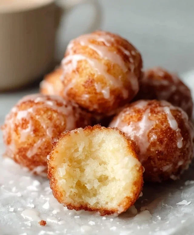 Keto Glazed Donut Balls