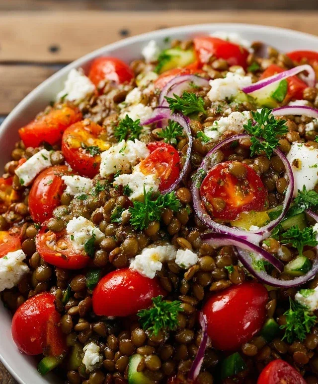 Mediterranean Lentil Salad