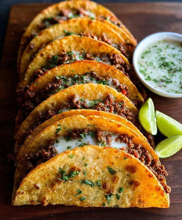 Crispy Ground Beef Tacos