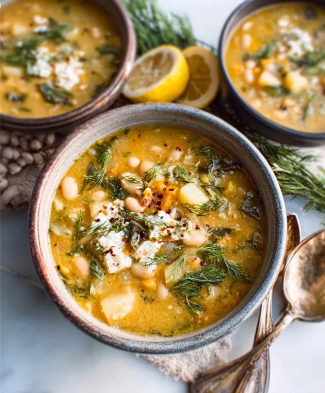 Lemon-Dill White Bean & Potato Soup