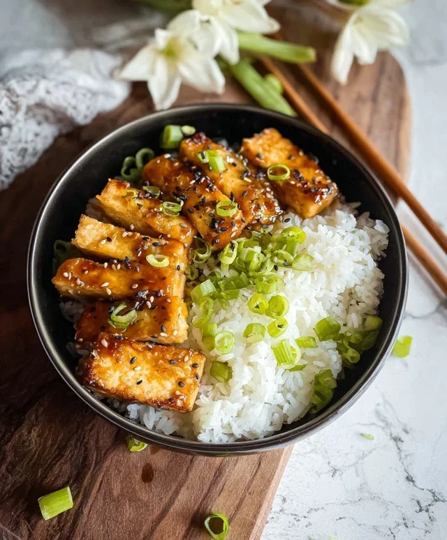 Honey Garlic Tofu