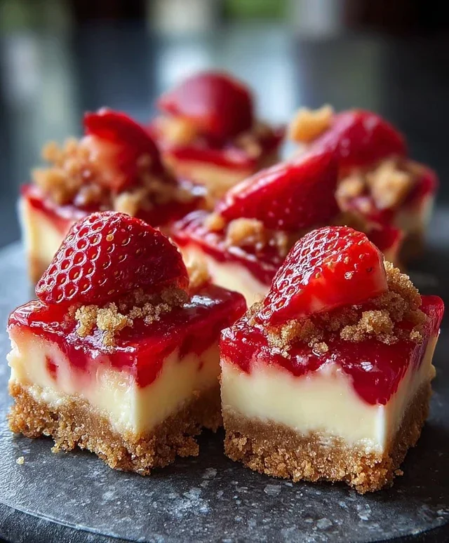 Strawberry Crunch Cheesecake Bites