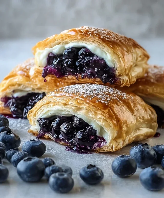 Blueberry Cream Cheese Puff Pastry