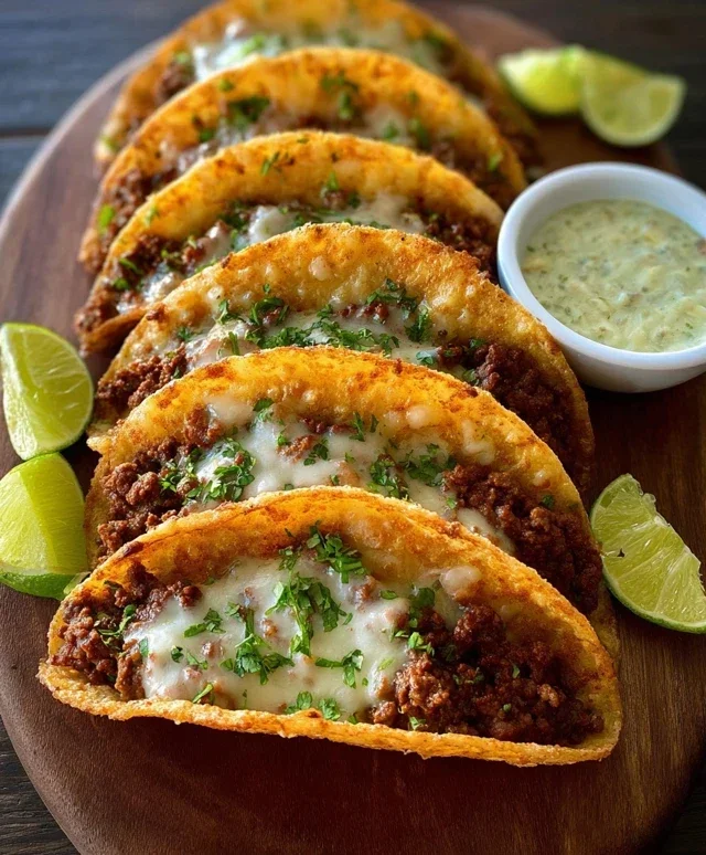Crispy Ground Beef Tacos