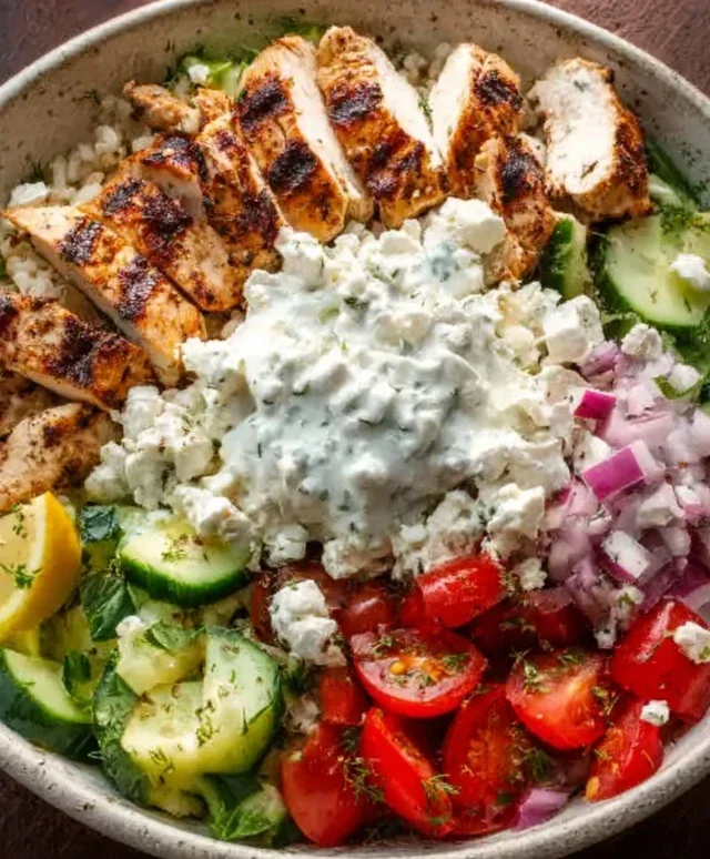 Greek Chicken Bowls