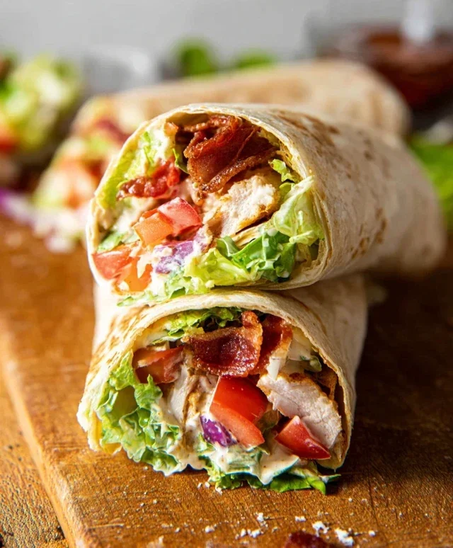 Crispy Chicken Beef Beef Bacon Ranch Wrap