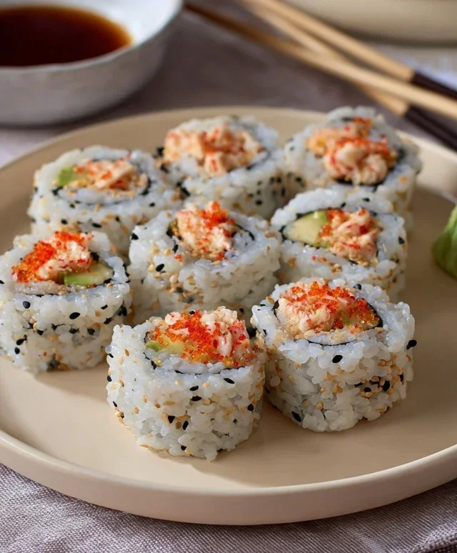 Kani Sushi (Spicy Crab Roll)