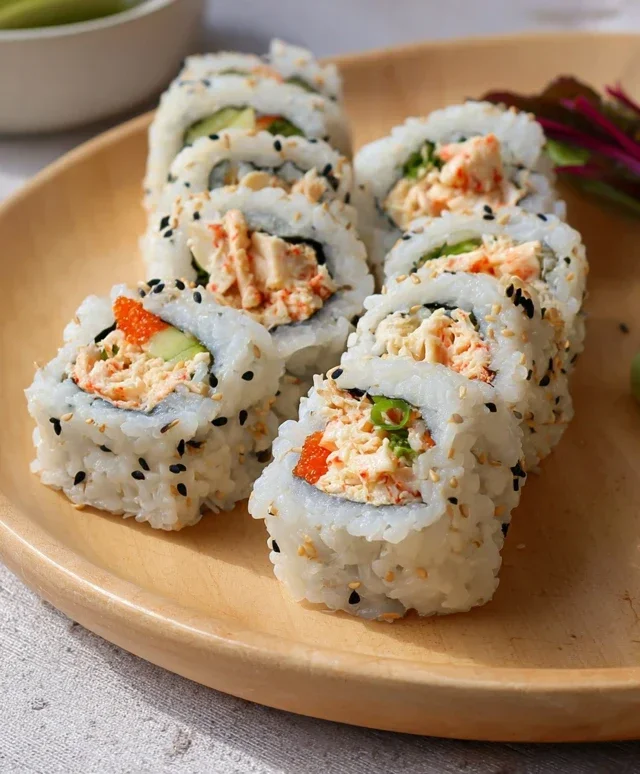 Kani Sushi (Spicy Crab Roll)