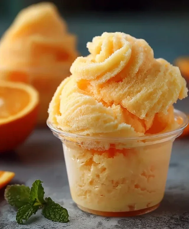 Orange Crush Sherbet