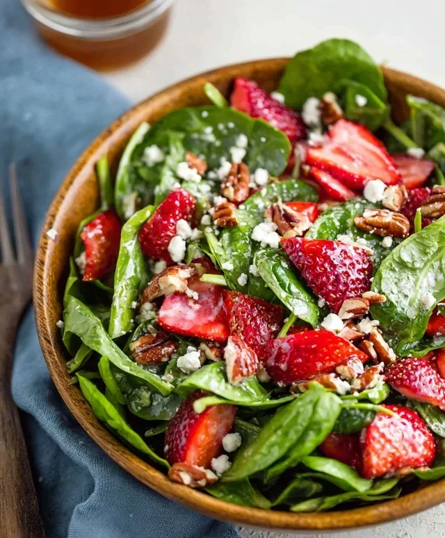 Spinach Strawberry Salad